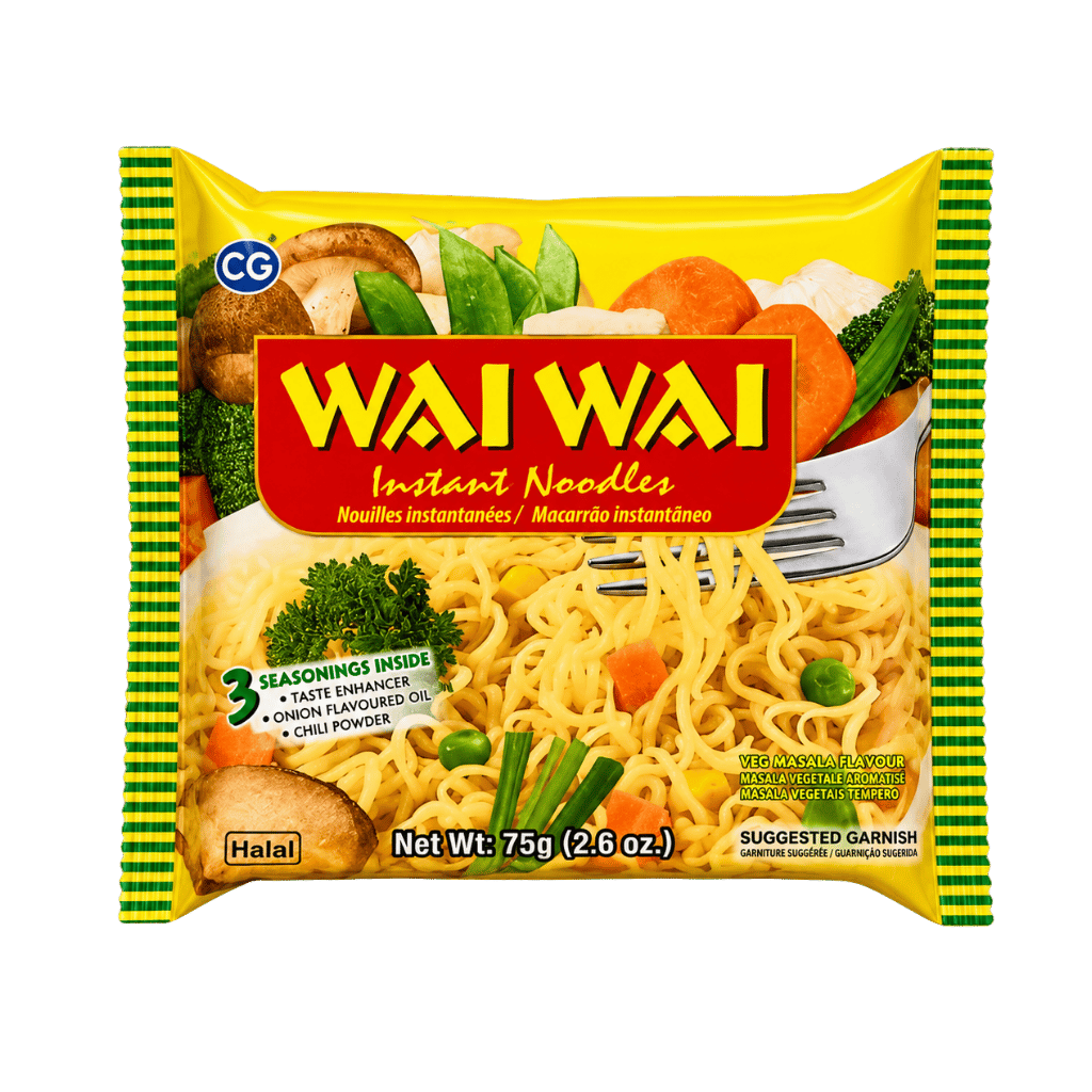 Waiwai Veg Noodles 75 g buy online USA - 1
